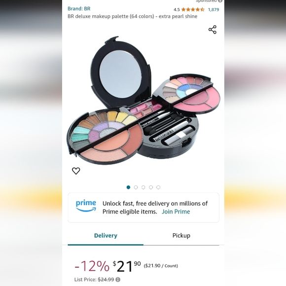 NEW in Box BR All-in-1 Makeup Kit - Picture 5 of 5